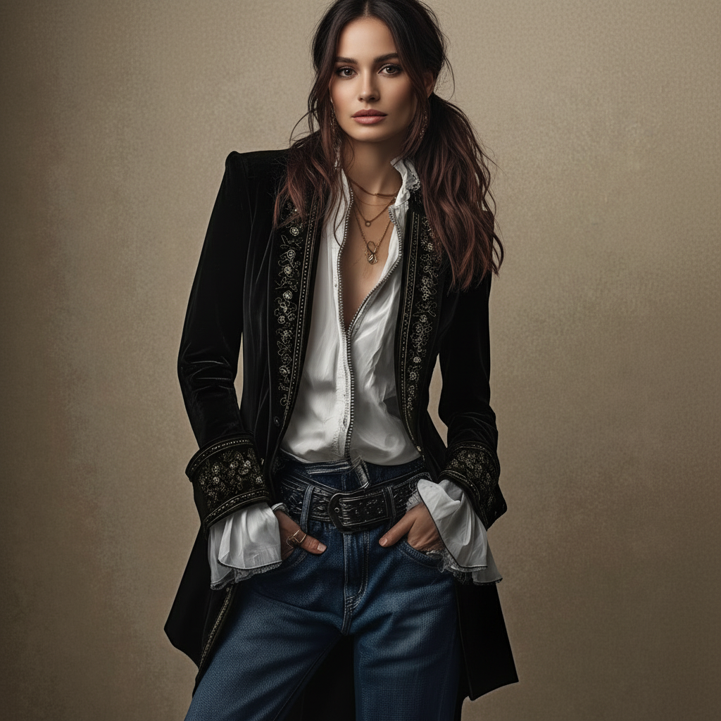 NURIA™ | Velvet Coat